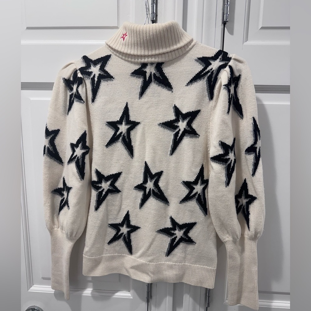 Perfect Moment Star-Print Turtleneck Sweater